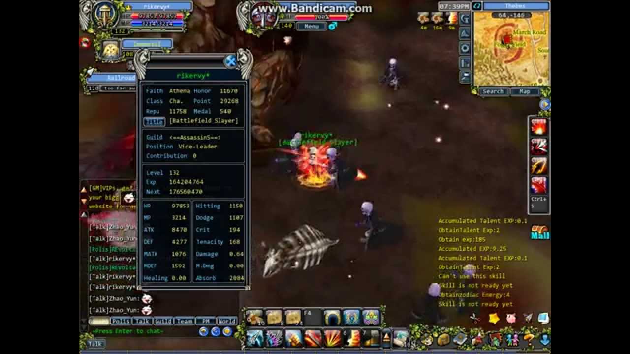 Zhao,  ar9  lvl 140 vs  Rikervy* ar8 lvl 132