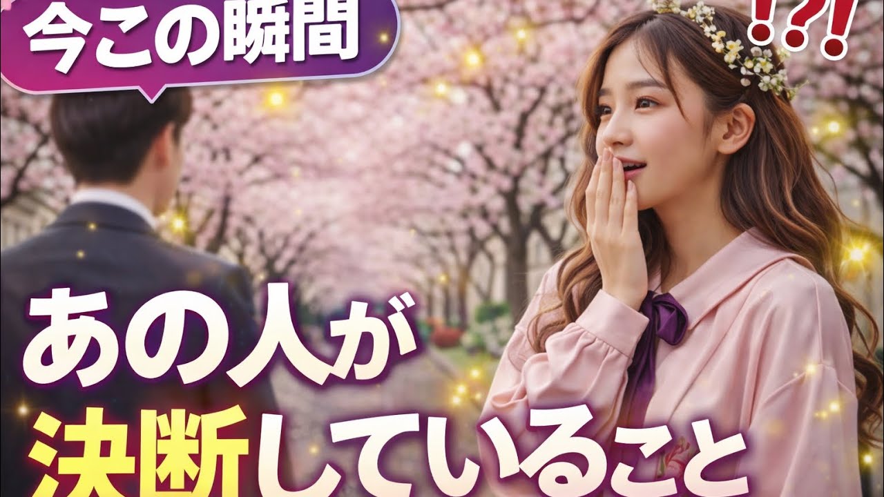 今この瞬間、あの人が決断していること