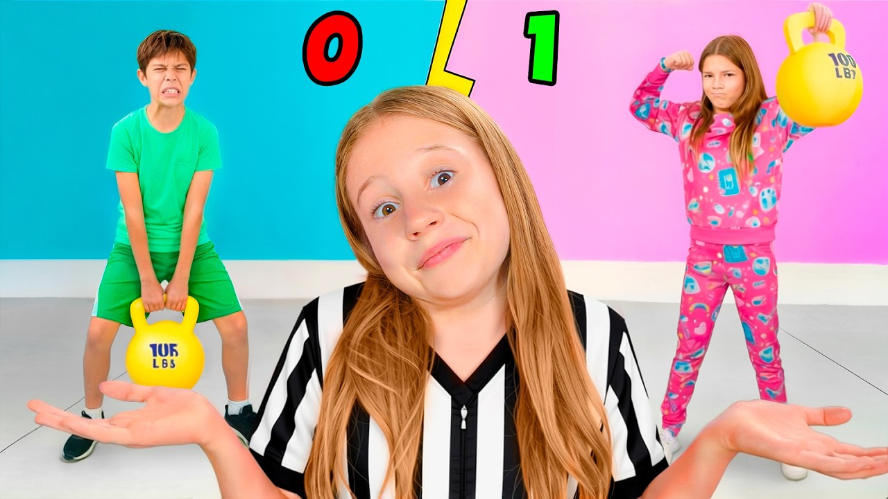 Family Battle with Nastya: Boys vs Girls