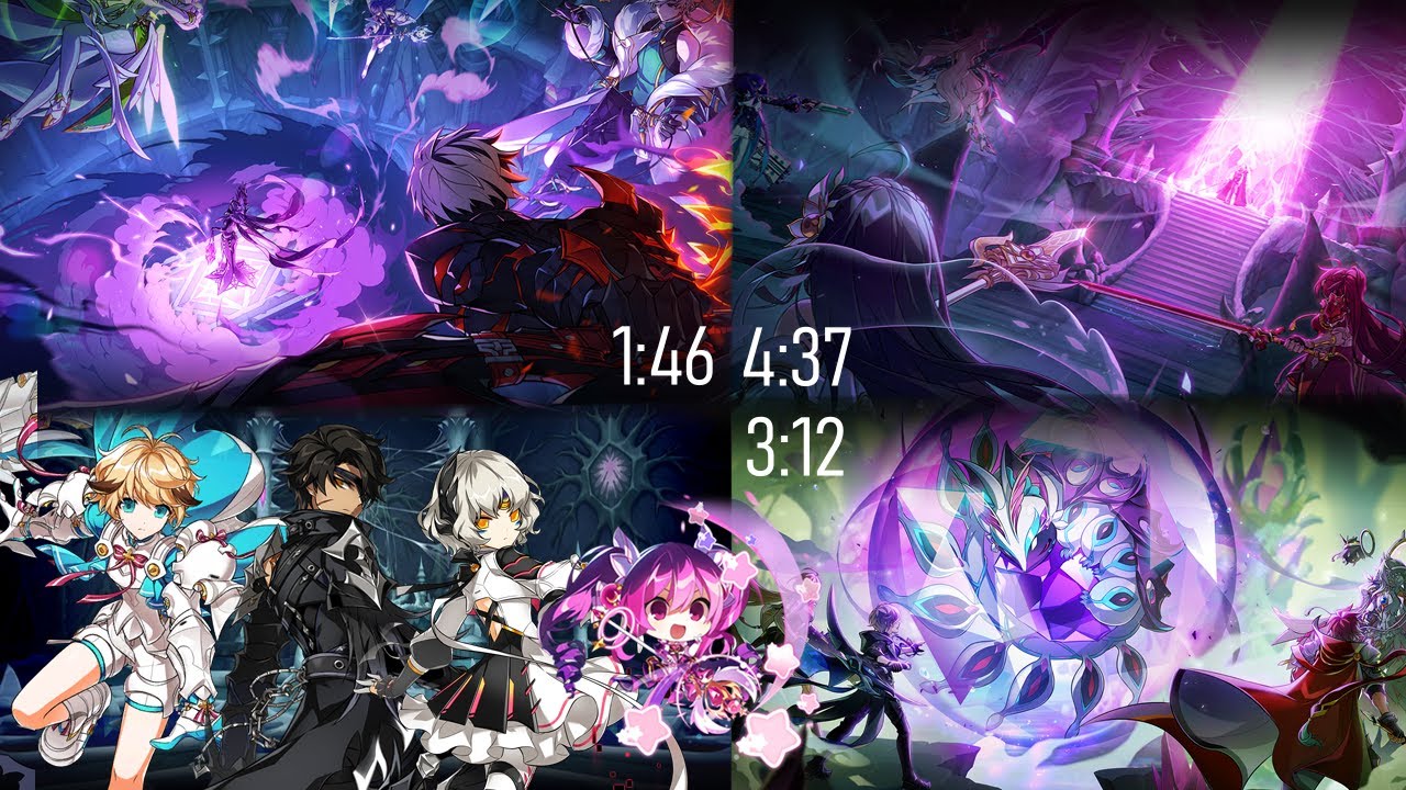 [Elsword NA/엘소드] Dius Aer Abyss Ran Raid 18-1, 18-2, 18-4 란레 디우스 아에르 물공스트팟 1 2 4던