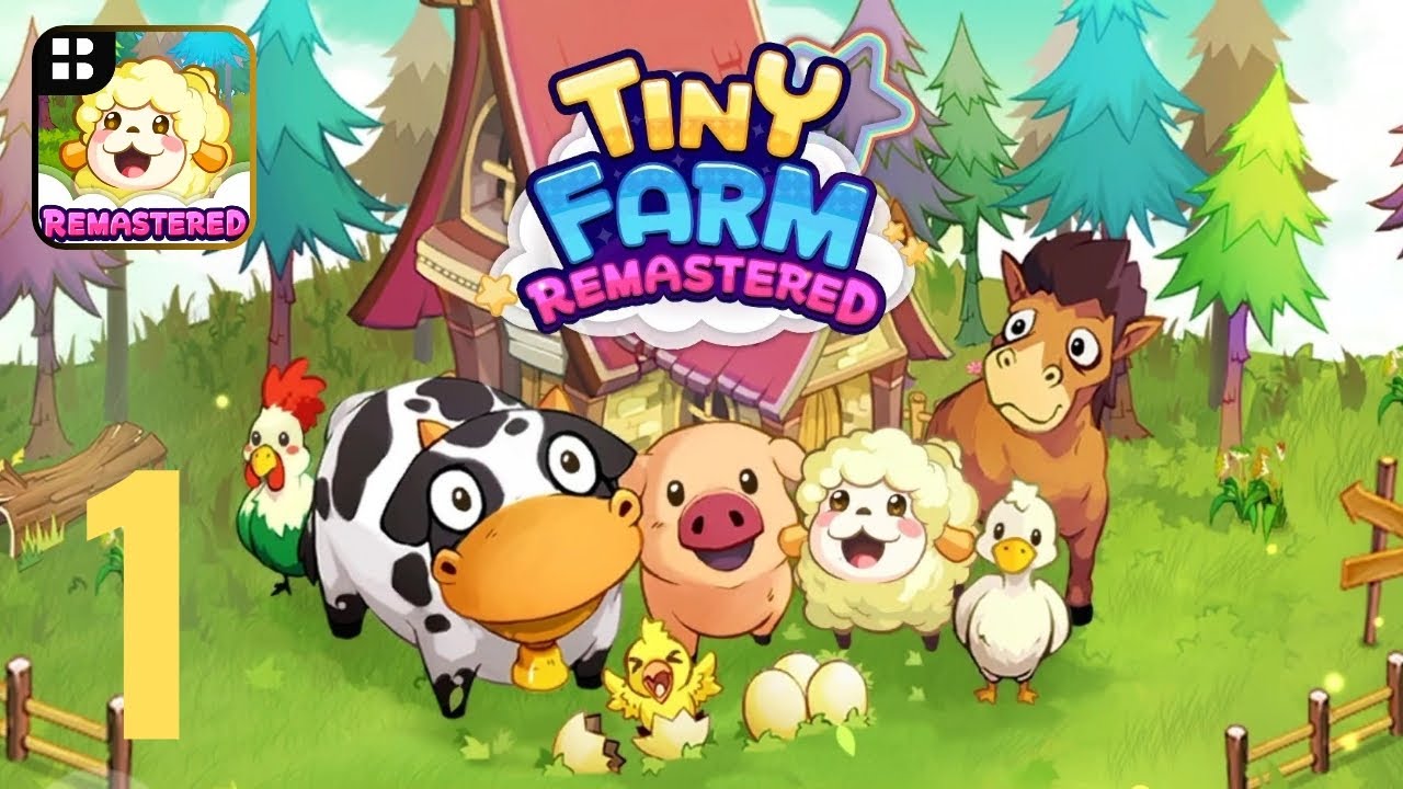 Tiny Farm: Remastered Official Launch Gameplay Walkthrough Tutorial (Android, iOS) #1