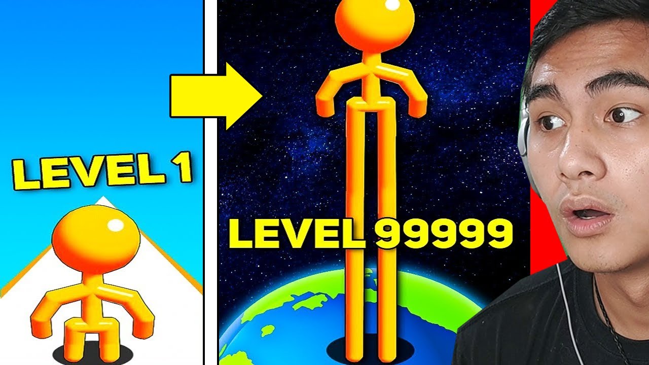 Patangkarin Nang Patangkarin Ang Stickman Na Ito.. || Tall Man Run