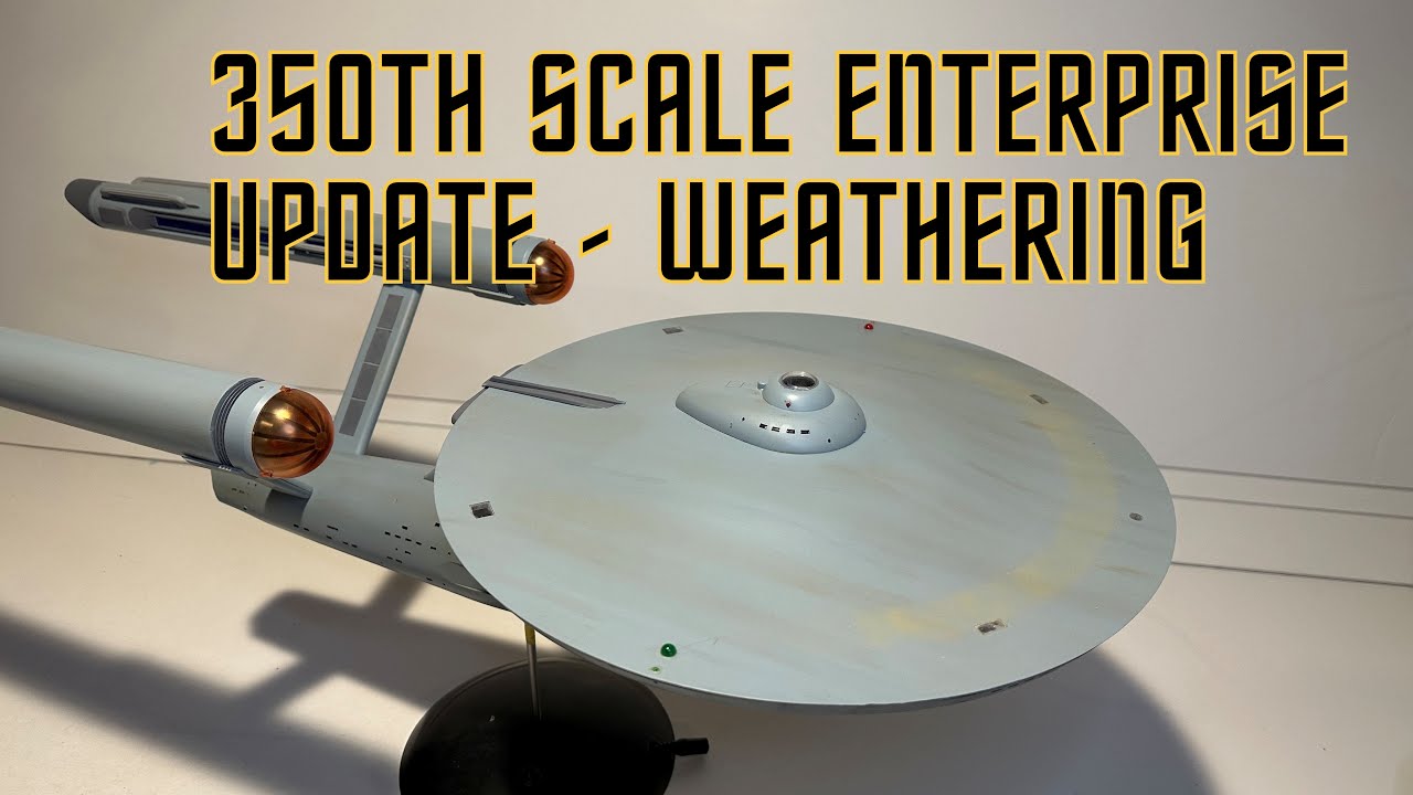 Polar Lights 1/350 USS Enterprise Build Update.