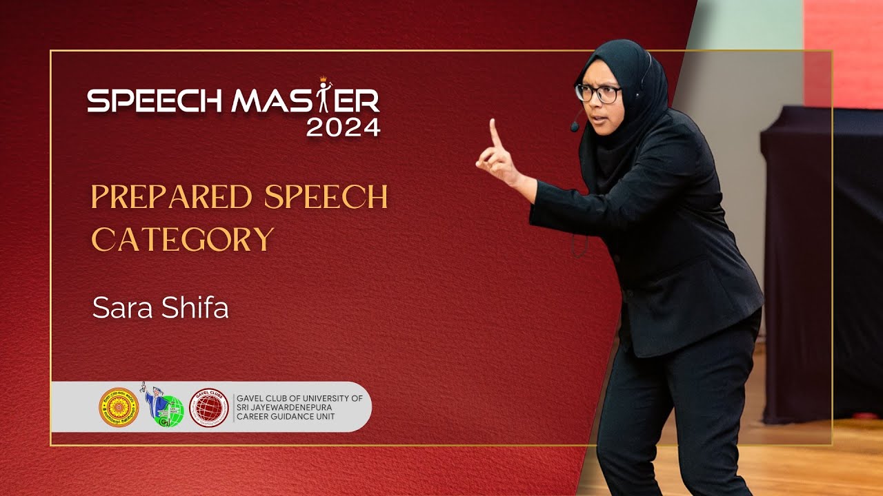 Sara Shifa | Speech Master 2024 Grand Finale