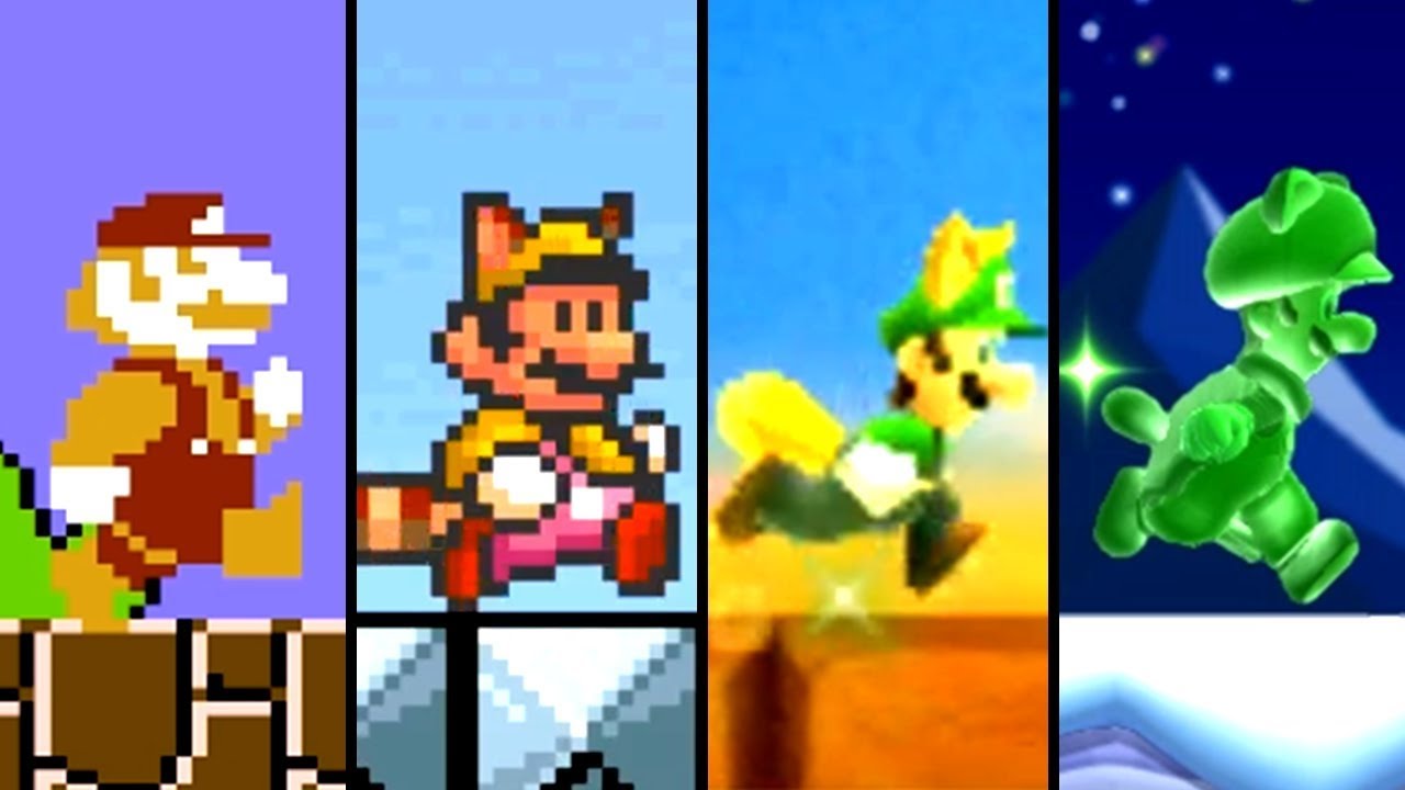 Evolution of Super Star in 2D Super Mario Games (1985-2019)