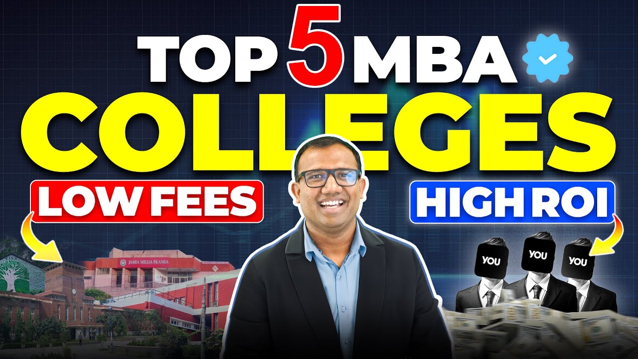 💥Top 5 MBA Colleges with Low Fees Structures💥MBA Admissions 2024#MBA #Low Fees #MBA Admissions