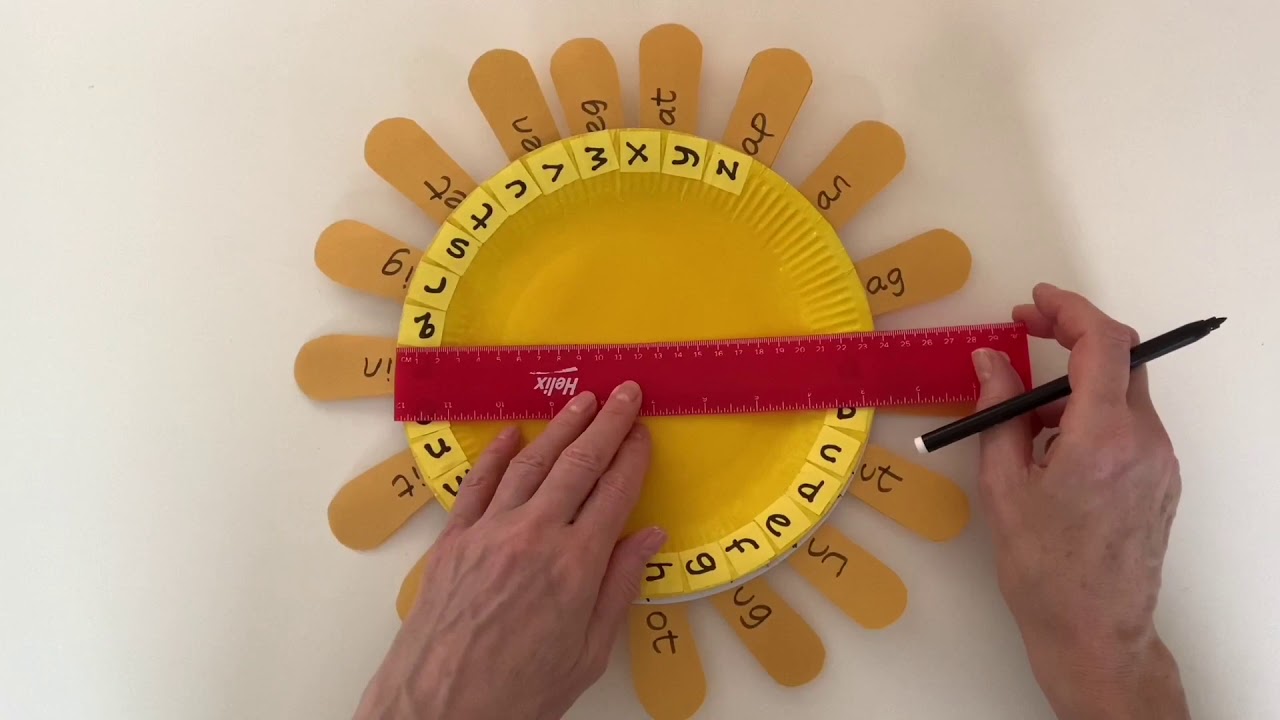 'Word Family Sunflower' with Helen