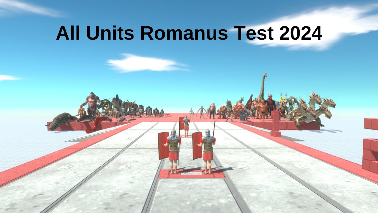 All Units Romanus Test [Without Flying Units] 2024 ARBS | Animal Revolt Battle Simulator