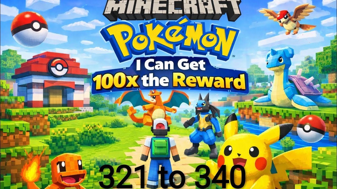 321-340 || Minecraft Pokémon: I Can Get 100x the Reward