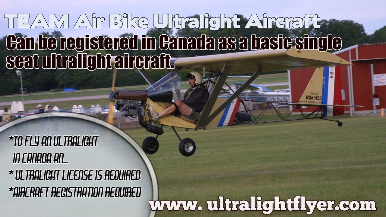 TEAM Air Bike, Canadian Single Seat Ultralight Aircraft