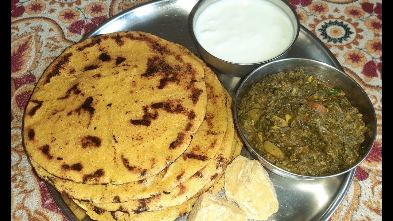 मक्की की रोटी सरसों का साग in Pressure cooker|winter special tasty & healthy recipe.