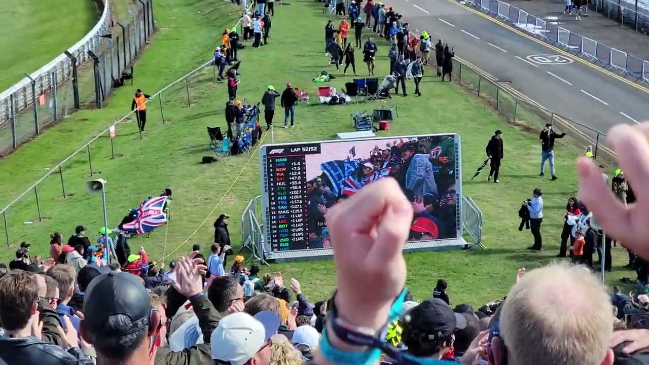 Lewis Hamilton Winning His 9th Silverstone British Grand Prix