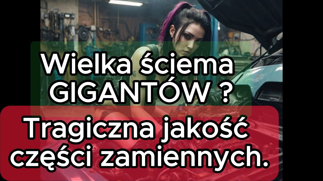 Tragiczna jakość części zamiennych. Wielka ściema GIGANTÓW ?