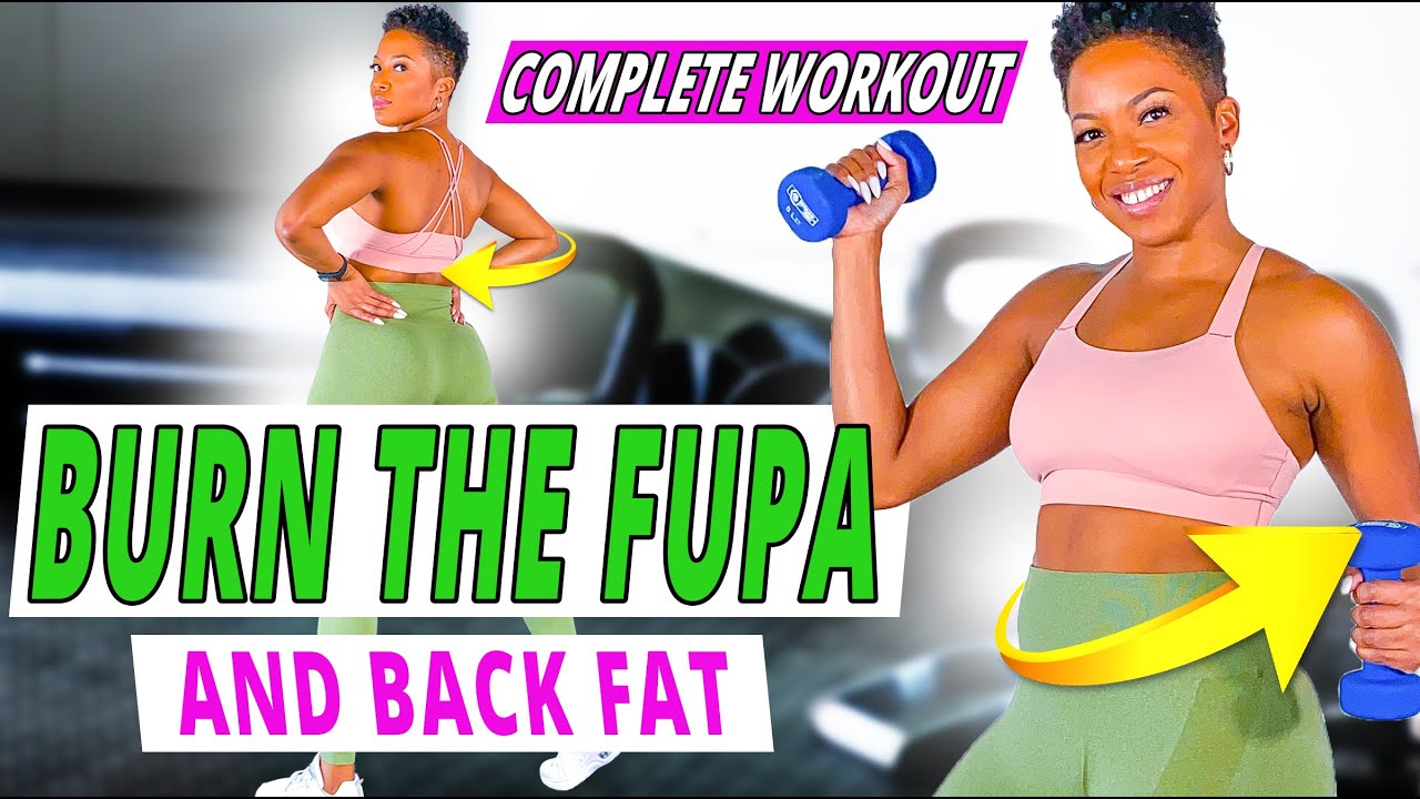 COMPLETE  Fupa and Back Fat Burner: The Ultimate Home Dumbbell Workout