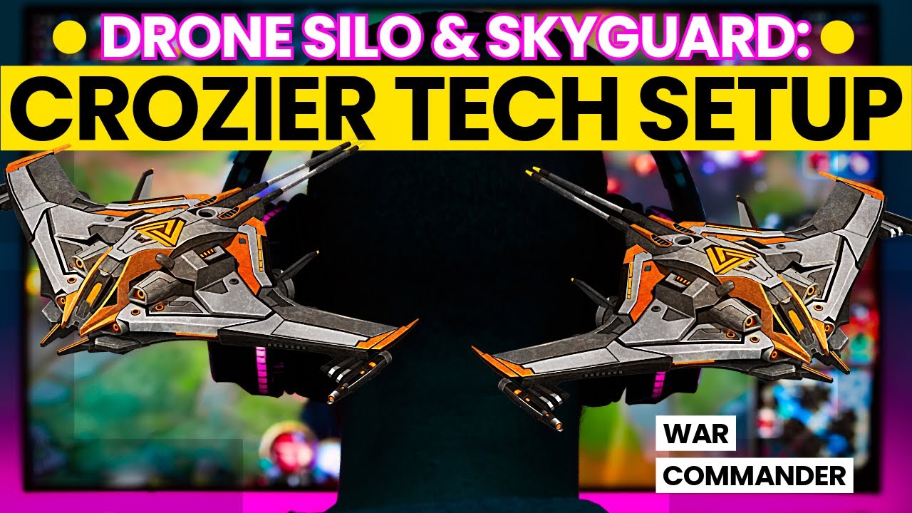 War Commander: The Crozier Schematic For Drone Silos & Skyguard.