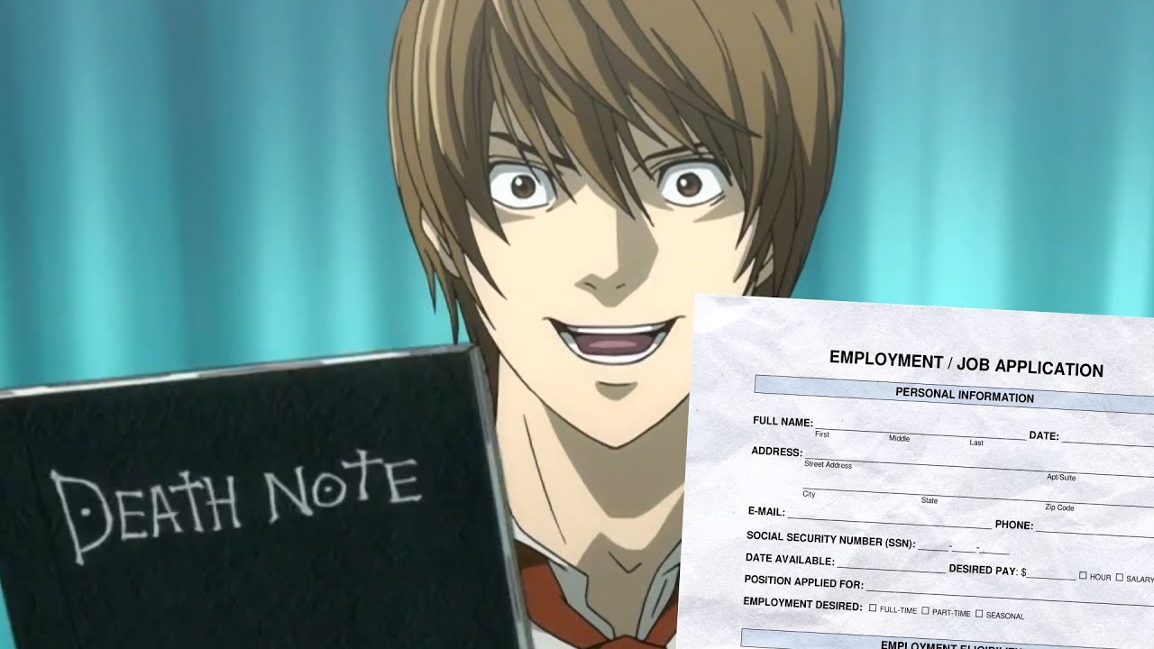 DeathNote BUT They Need a J*b 🥀