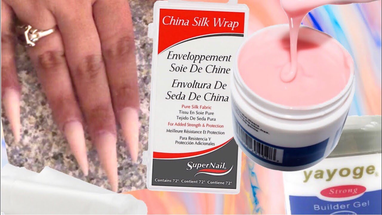 SILK WRAP NAILS | Gel Nails Built Using Silk Nail Wraps