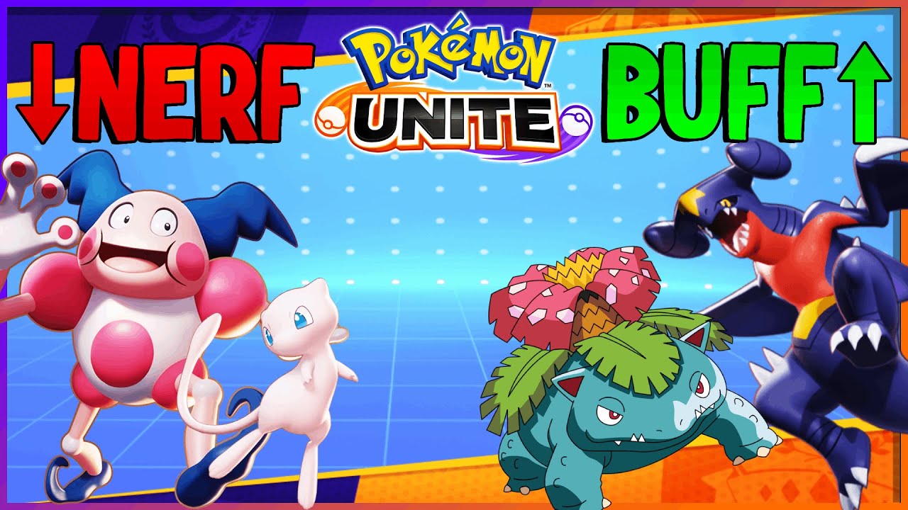 MR. MIME e MEW NERF, BUFF a GARCHOMP e VENUSAUR PAZZESCHI! - Pokémon Unite Analisi Patch Note 27/10