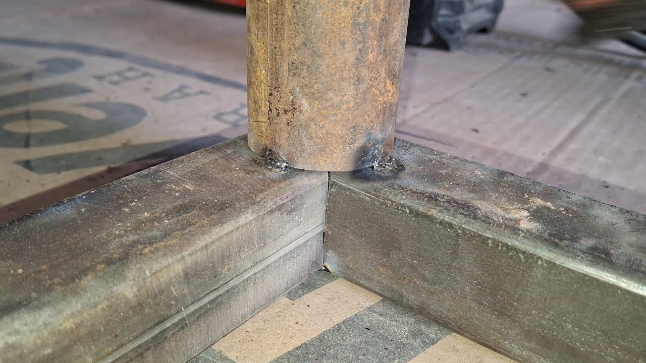 Amazing 2 point joint iron welding work 