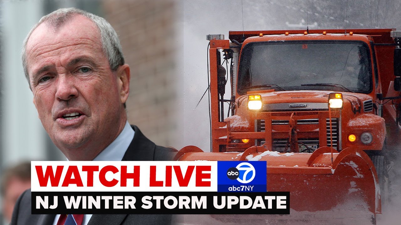LIVE: Gov. Murphy provides update on winter storm preparation
