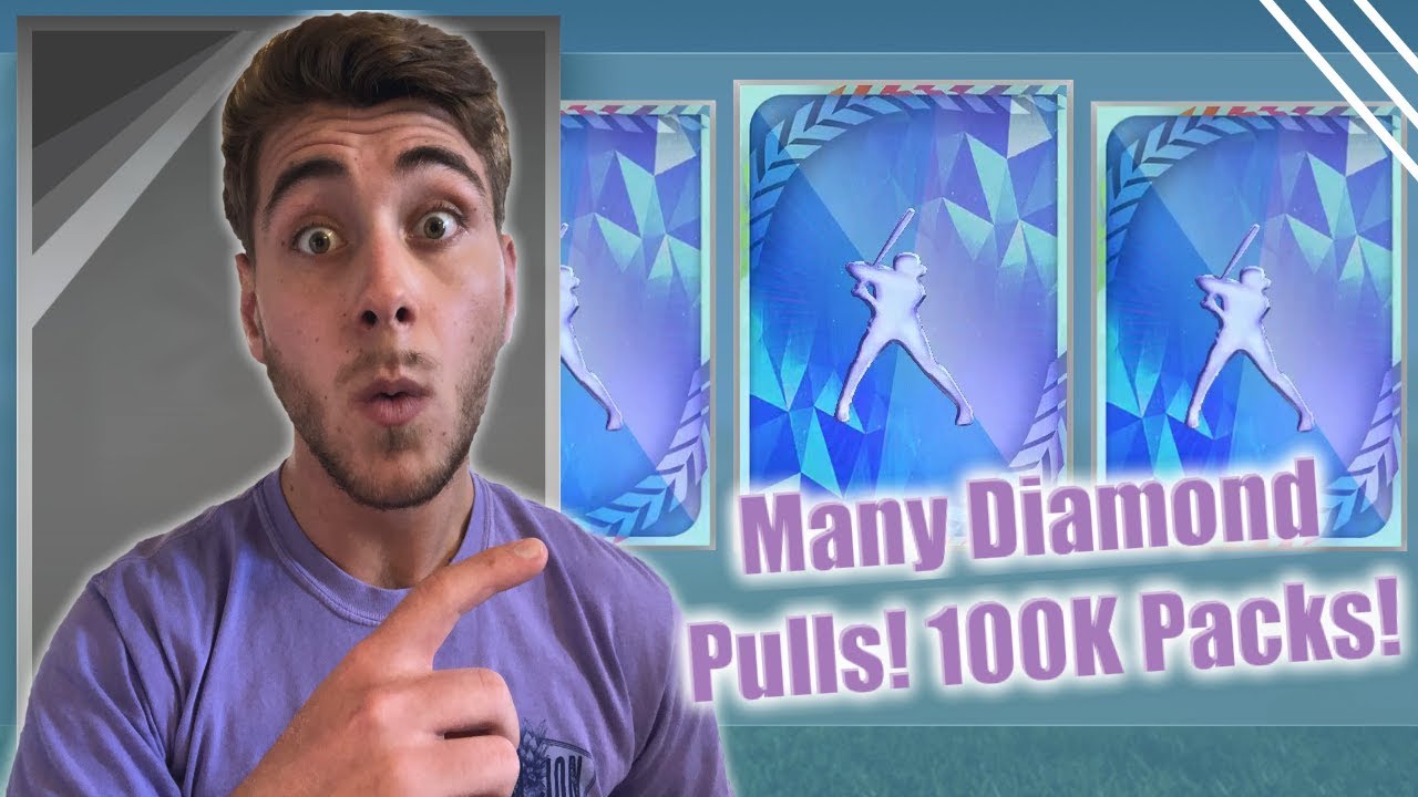 Many Diamond Pulls! 100K Stub Pack Opening! MLB The Show 19 Diamond Dynasty