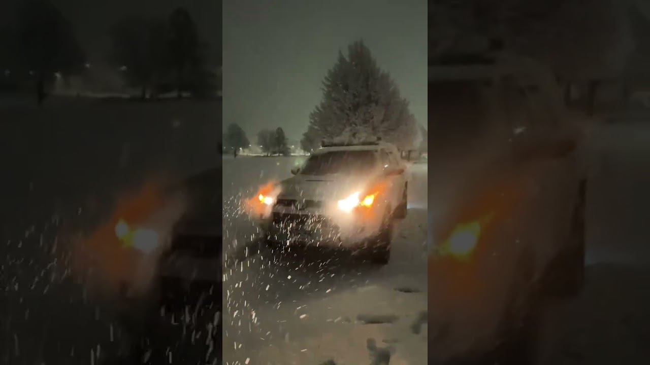 Living in a vehicle in the winter. #vanlife #wintercamping #winter #snowstorm #snowfall #snow