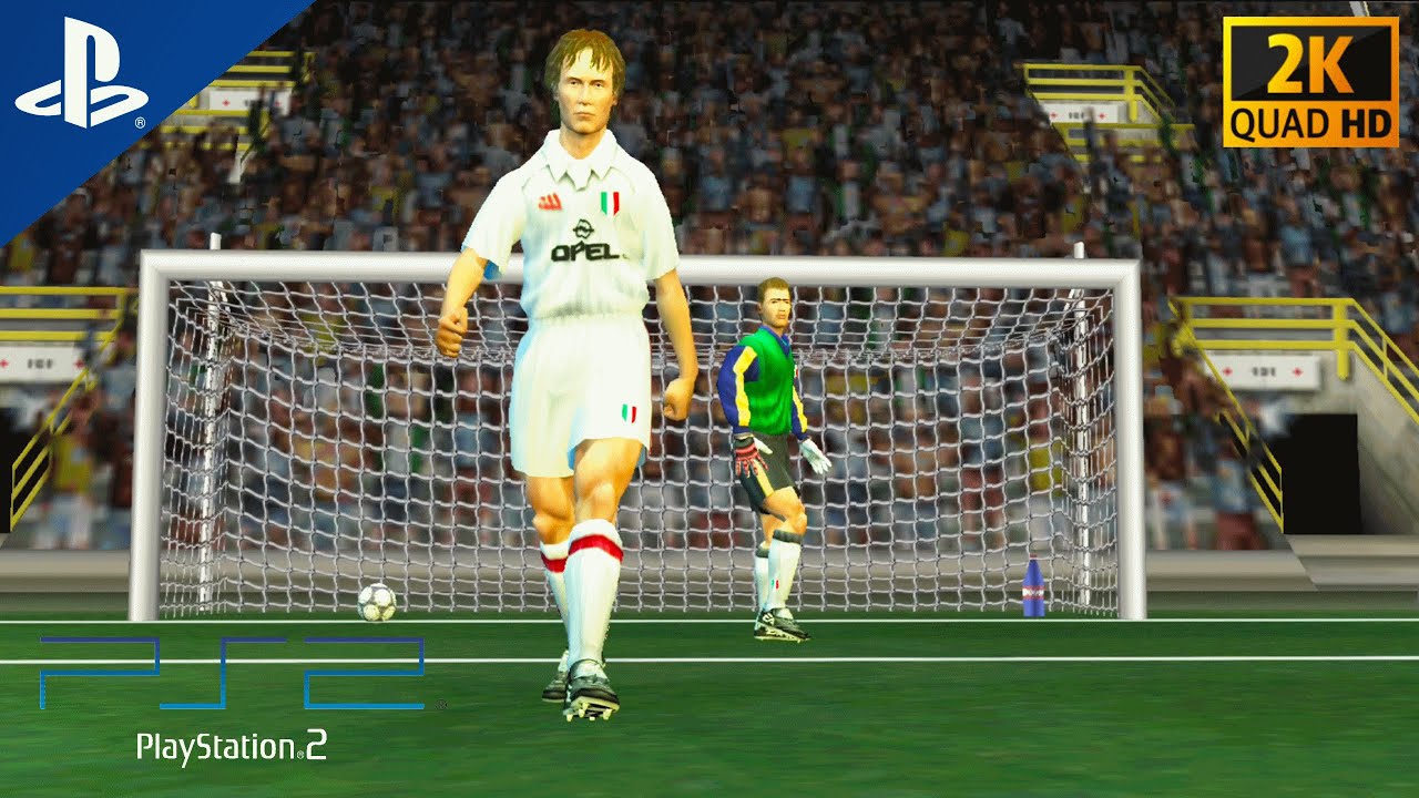 FIFA 2001 (ManU vs. Milan) - PS2 [HD] Gameplay