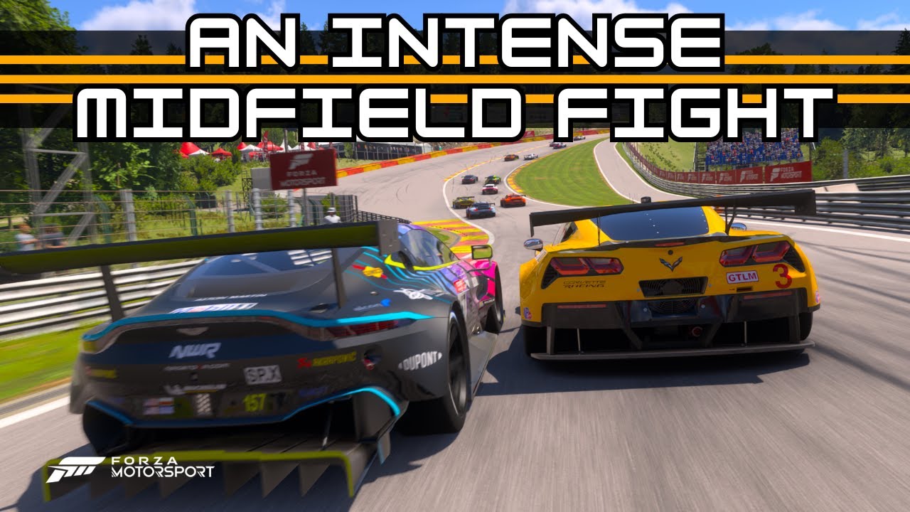 The midfield battle was intense | Spa Francorchamps | Corvette C7.R | Forza Motorsport