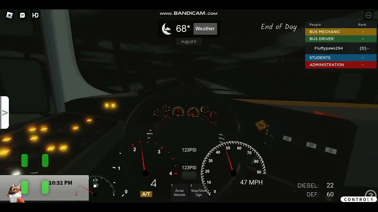 Roblox - Night driving in Bus 354 (Reupload)