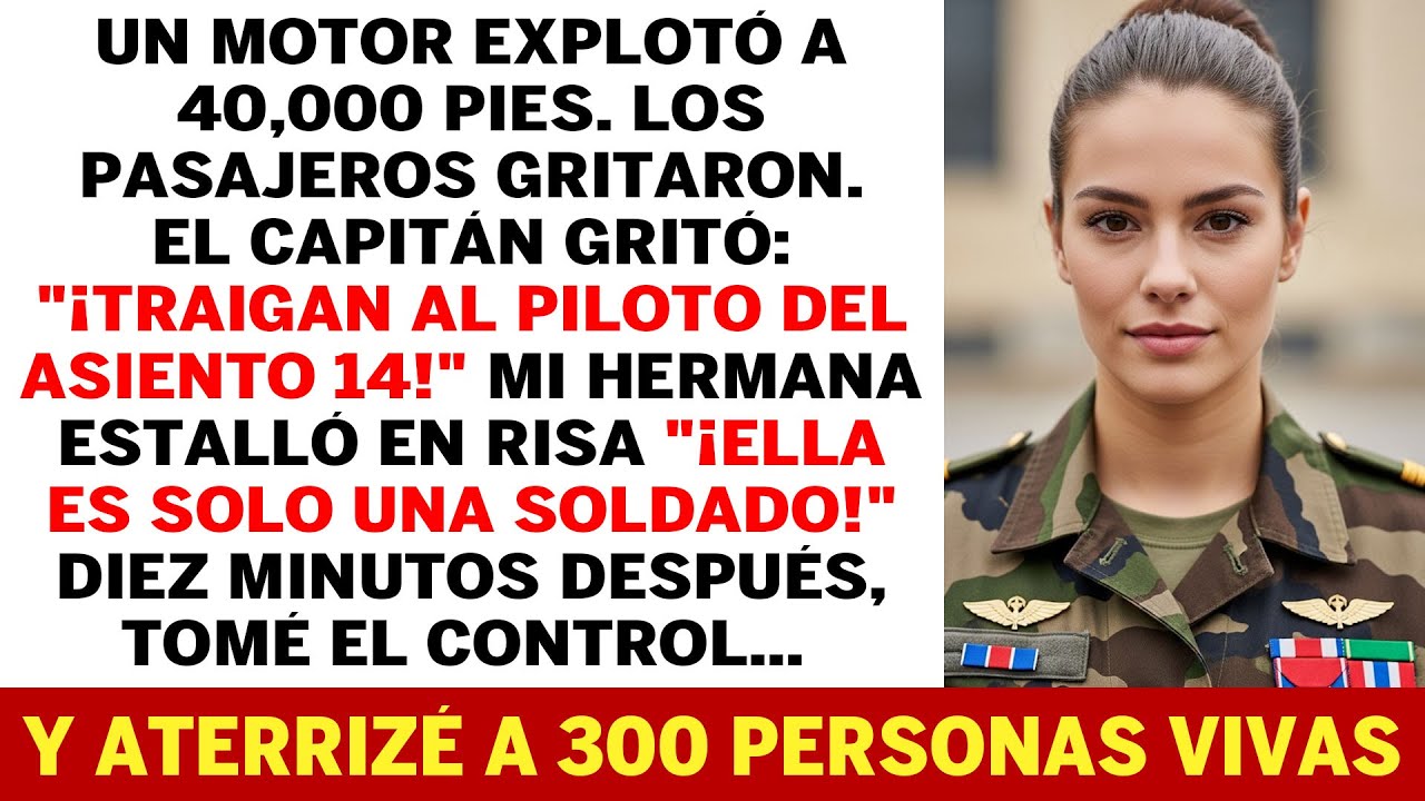 Mi Hermana Se Rió De Mí En El Avión, Hasta Que Usé Mis Habilidades De Piloto Para Salvar 300 Vidas