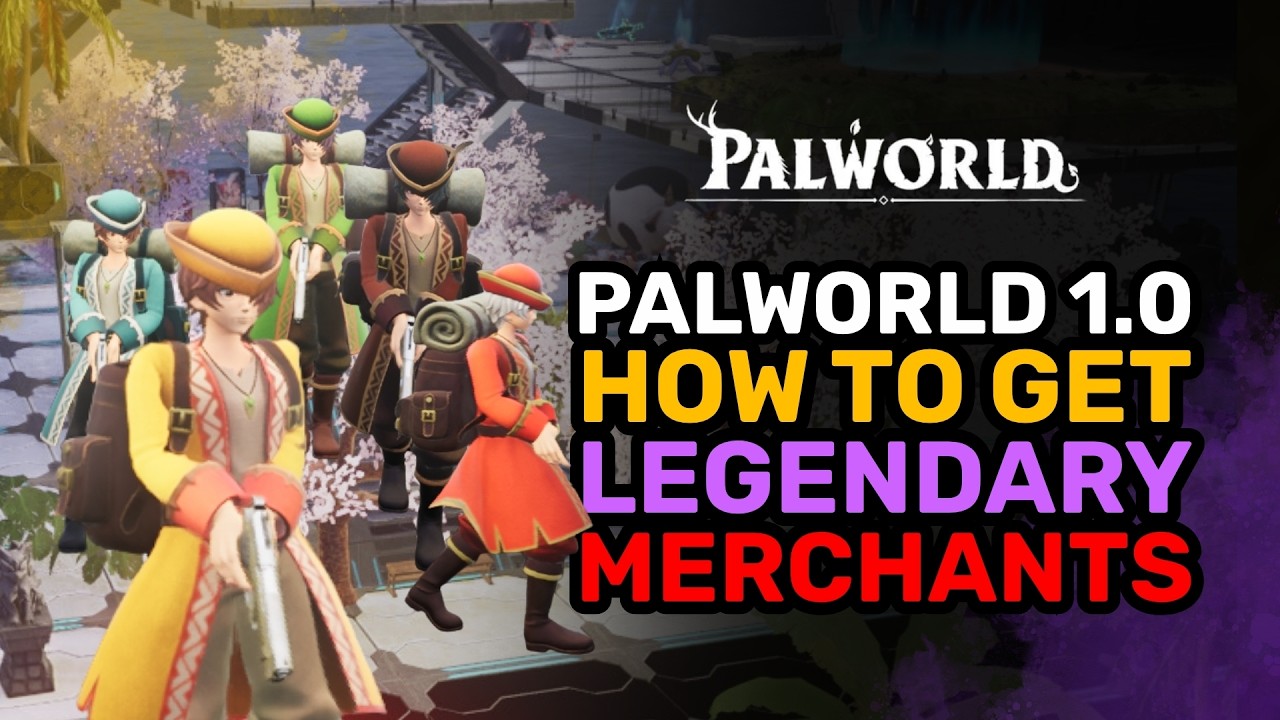 ZDOBĄDŹ WSZYSTKICH legendarnych handlarzy i innych NPC (dostępna KAŻDA AMUNICJA) | Palworld 1.0
