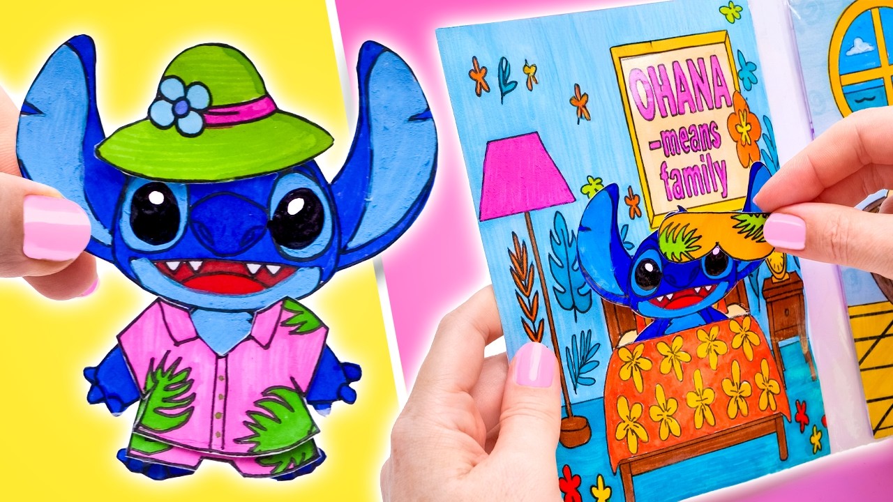 Приключения Стича в книге игрушек! 🧵🧼🧃 Веселье, игры и полное руководство своими руками