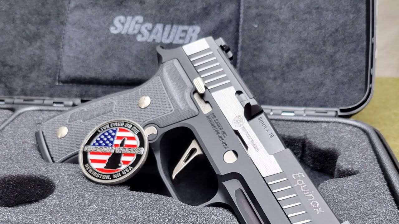 Sig P320 AXG Custom Works Equinox