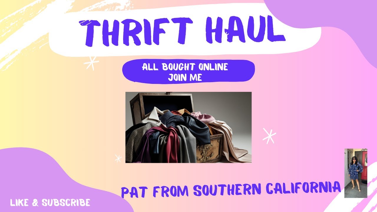 I went Thrifting Online is this going to be the way I Thrift from now on. Tell me what you Think?