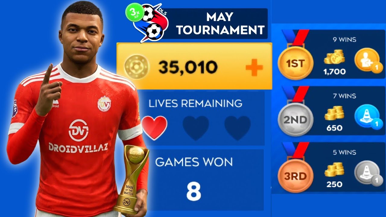 DLS 26 FREE COINS & AGENT IN MAY TOURNAMENT EVENT | DREAM LEAGUE SOCCER 2026