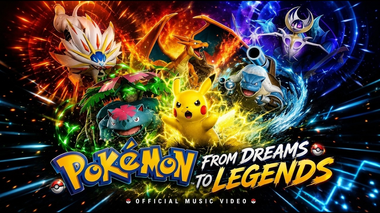 Pok&eacute;mon - From Dreams to Legends | Fan Music(Tribute) | Pok&eacute;mon