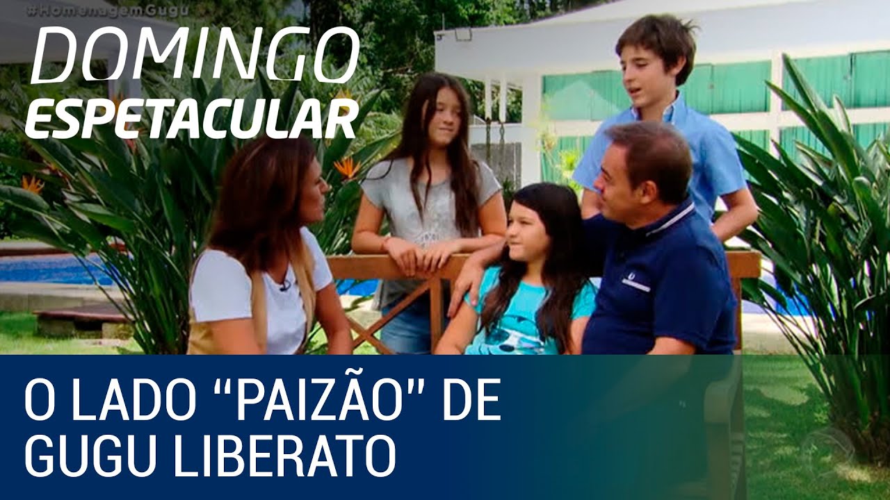 Longe das câmeras, o amor pelos filhos sempre moveu Gugu