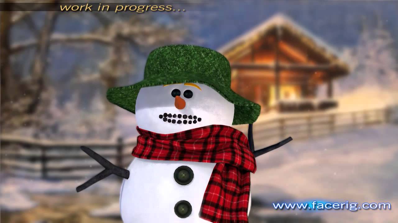 Holidays Intermezzo: The three holiday themed avatars.