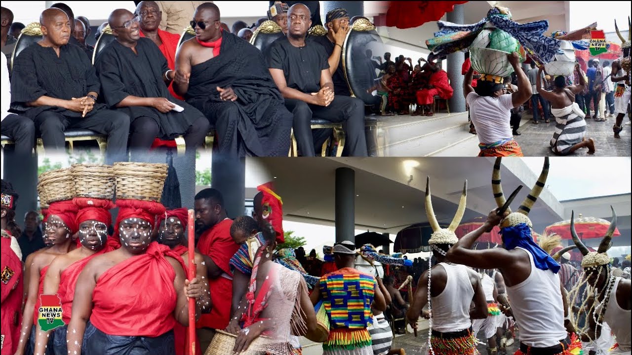 Dr. Bawumia arrive & Donates GHC50k to Support Bryan Acheampong Grandparents funeral