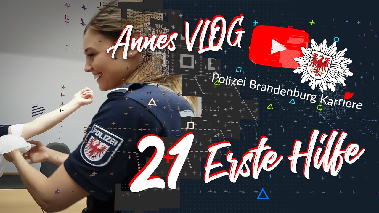 Annes VLOG -  21 Erste Hilfe // POLIZEIKARRIERE