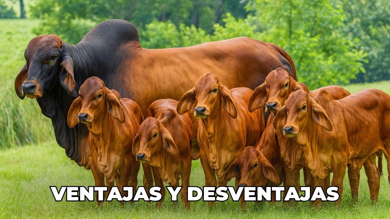Ganado Brahmán Rojo 🤯 Pros y Contras de Esta Raza Poderosa para Carne y Cruces