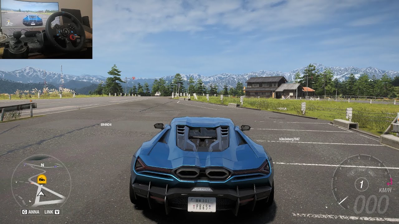 2024 Lamborghini Revuelto 1300 HP is a standout hypercar in Forza Horizon 6 | Logitech G29