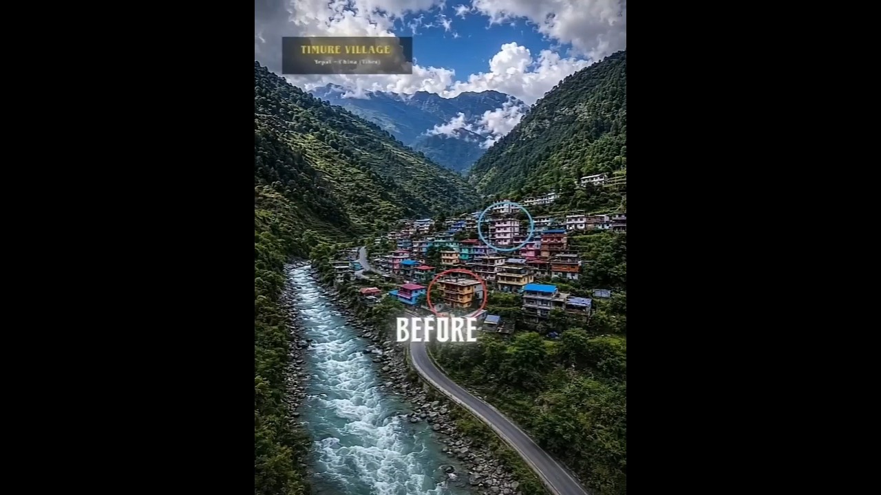 NEPAL FLOOD: BEFORE & AFTER 🇳🇵😭