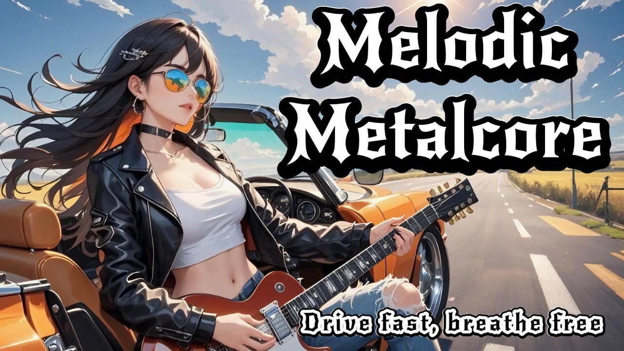 🔥 Мелодичный металкор для вождения | 1 час скоростного рока для концентрации 🎸