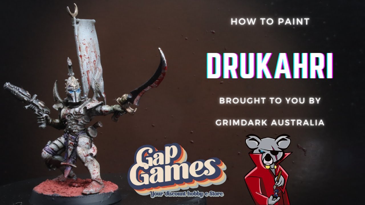 How to paint Grimdark; Drukhari