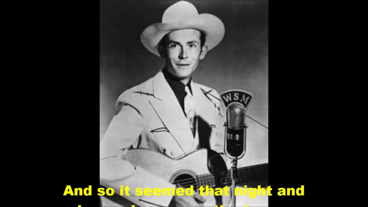 I Dreamed about mama last night Hank Williams with Lyrics.