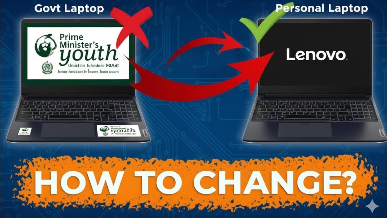 Govt Laptop 2026 Remove Prime Minister Logo from Screen & Laptop Body Lenovo ThinkBook 14 G6 IRL