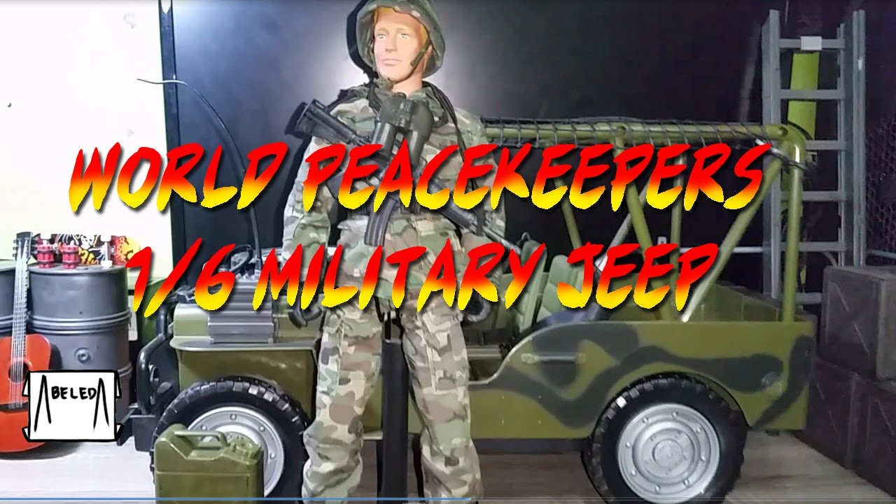 world peacekeepers 1/6 military jeep