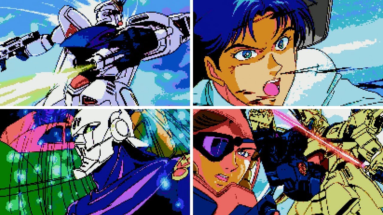 【NES風 MAD】機動戦士ガンダムF91 「ETERNAL WIND～ほほえみは光る風の中～」【8bit】