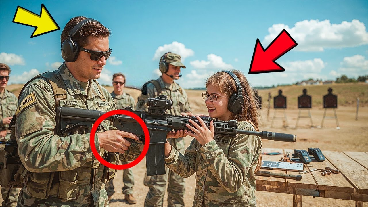 Une fillette remplaçait les cibles — jusqu’à ce qu’un SEAL lui donne son fusil pour rire